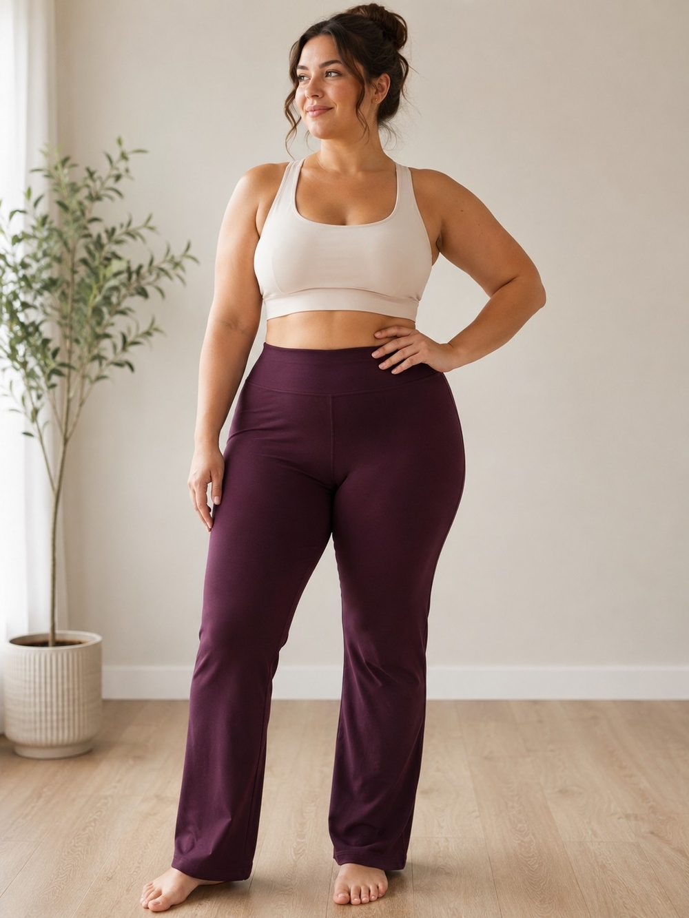 Xersion Women's Plum High-Rise Track Pants